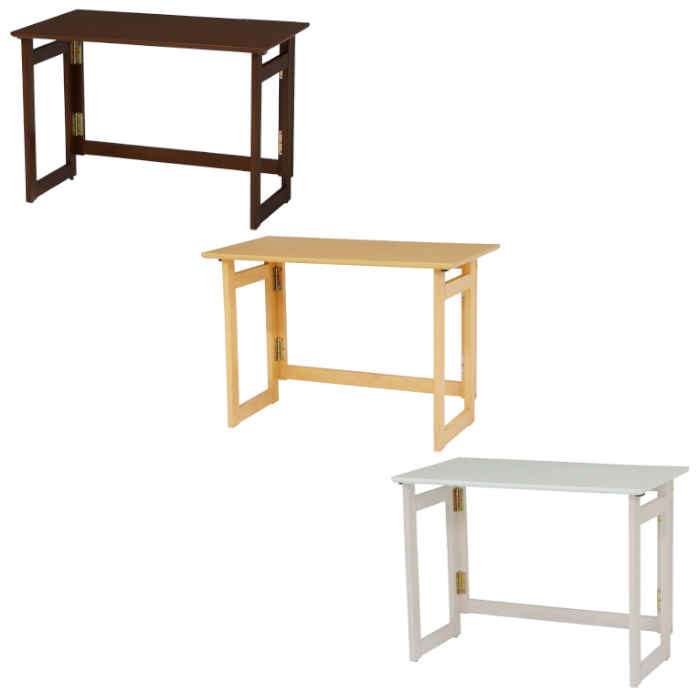 【北海道・沖縄・離島配送不可】【代引不可】折りたたみテーブル 幅80×奥行40×高さ55cm キャスター付 アジャスター付 すき間収納 省スペース 組立式 HA...