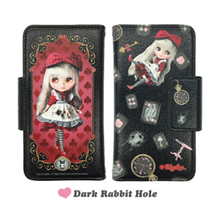 ドレスマ Blythe ブライス 02 Dark Rabbit Hole ダーク ラビット ホール 全機種 対応 スライド式 スマホカバー TH-BLT002