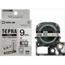 【キングジム】【テプラ】PROテープ 耐熱ラベル 白/黒文字 製品型番:SN9K