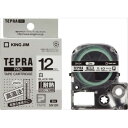【キングジム】【テプラ】PROテープ 耐熱ラベル 白/黒文字 製品型番:SN12K