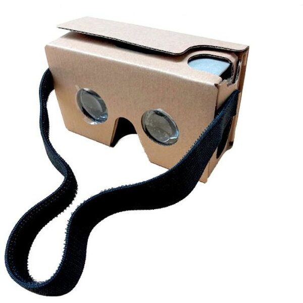 VRヘッドセット ダンボール 軽量なので頭が疲れない 3.5インチ~5.5インチのスマホに対応 軽い 手軽 グリーンハウス JD-GC2R