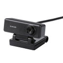 【代引不可】Webカメラ ワイド画面 HD対応 100万画素 マイク内蔵 高精細ガラスレンズ エレコム UCAM-C310FBBK