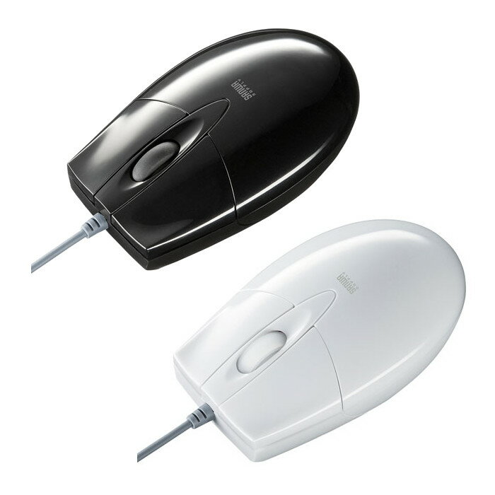 【代引不可】マウス 有線ブルーLEDマウス USB-PS/2変換アダプタ付き スタンダードな3ボタン サンワサプライ MA-BL3UP