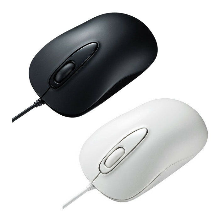 マウス 光沢面に強いレーザーセンサー搭載の有線マウス まとめ買いに最適な紙箱パッケージ 有線レーザーマウス サンワサプライ MA-LS176