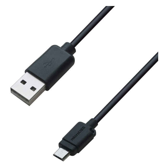 【あす楽】USB充電&同期ケーブル 1.2m 1.8A microUSBコネクタのスマートフォンやタブレットをパソコン等のUSB端子から充電する ブラック カシムラ AJ-466