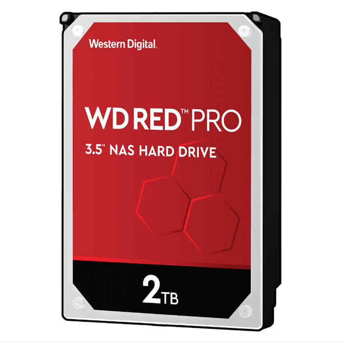 【沖縄 離島配送不可】【代引不可】内蔵ハードディスクドライブ WD Red Proシリーズ NAS向け SATA6Gb/s 64MB 2TB 7,200rpm 3.5inch AF対応 Western Digital WDC-WD2002FFSX-R