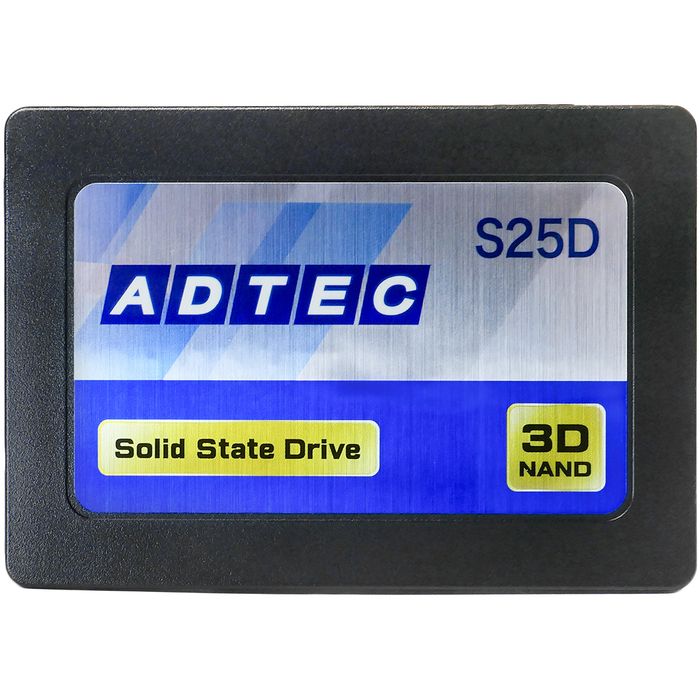 【沖縄・離島配送不可】【代引不可】内蔵SSD 3D NAND SSD ADC-S25Dシリーズ 960GB 2.5inch SATA ADTEC ADC-S25D1S-960G