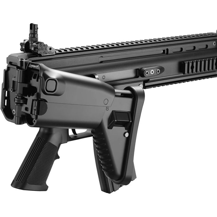やるCANの【沖縄・離島配送不可】 対象年齢18歳以上 次世代電動ガン SCAR-L Mk16 Mod.0 ブラック 東京マルイ 4952839176110｜アングル3