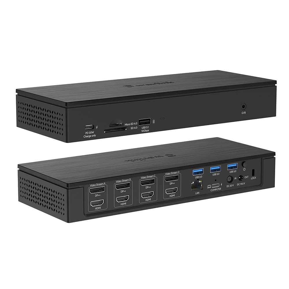 WAVLINK USB-C Ultra 5K ドッキングステーション WAVLINK USB-C Ultra 5Kユニバーサルドッキングステーションデュアル4K