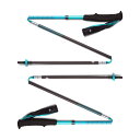 Black Diamond レディース ディスタンス カーボン Z トレッキング&ランニングポール 折り畳み式 超軽量 固定長カーボンファイバーハイキングポール...