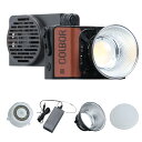COLBOR W100 COB100W LED 撮影ライト 2700-6500K アプリ制御可能 便利さ インタビュー/広告/VLOG/YOUTUBE制作照明に対応 (W100)