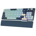 RK ROYAL KLUDGE RK96 RGB 限定版、90% 96 キーワイヤレス 3 モード BT5.0/2.4G/USB-C ホットスワップ可能メカニカ...