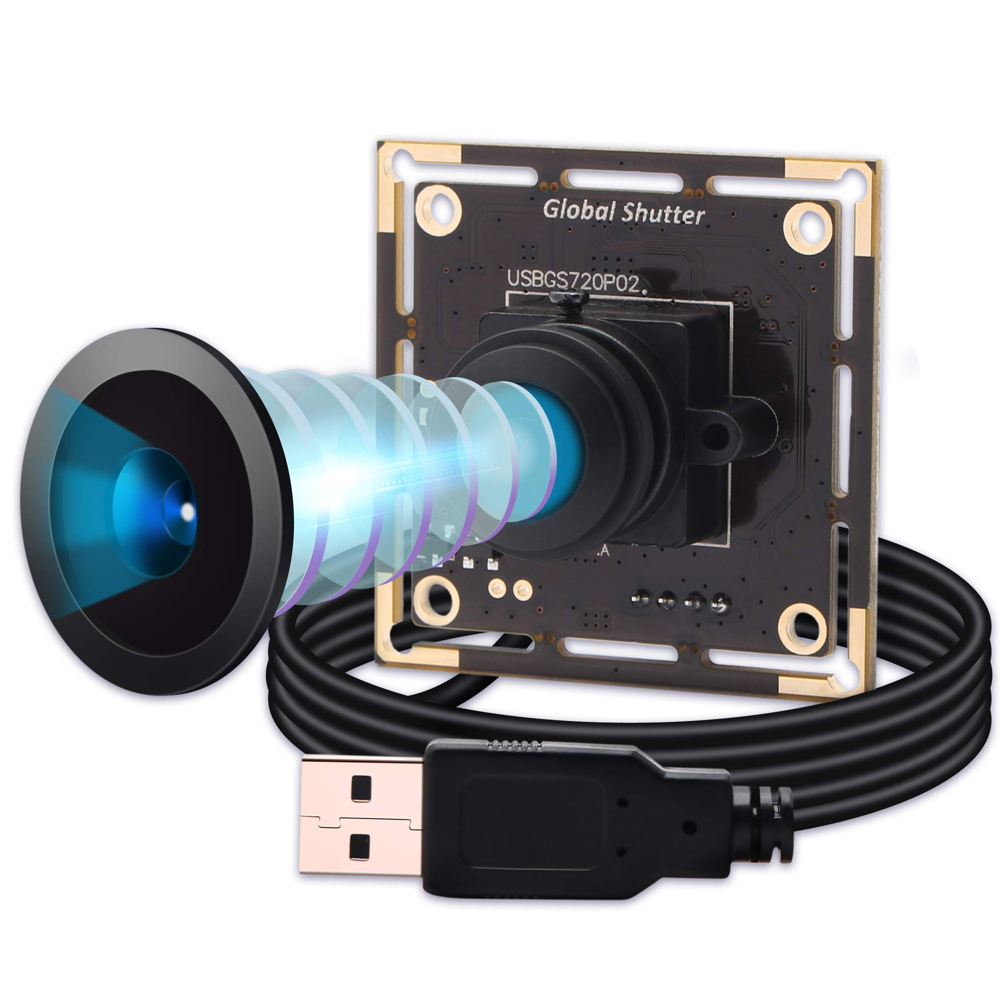 ELP Х륷å ΥUSB 㥫100ǹ®60fps֥ HD 720P UVC USB2.0 ...