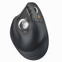 ProtoArc EM05 NLバーティカル トラックボールマウス 縦型62° 2.4GとBluetooth両対応 ワイヤレスマウス 5段階DPI 200/400/800/1200/1600 7ボタン トラックボールマウス 光学式 右手用マウス USB充電