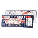 Redragon K686 PRO SE 98ワイヤレスガスケットrgbゲーミングキーボードのキー,3モードのアニメメカニカルキーボードw/ホットスワップソケット,専用のノブコントロール& 5層ノイズ減衰,カスタムhi-fiリニアスイッチ