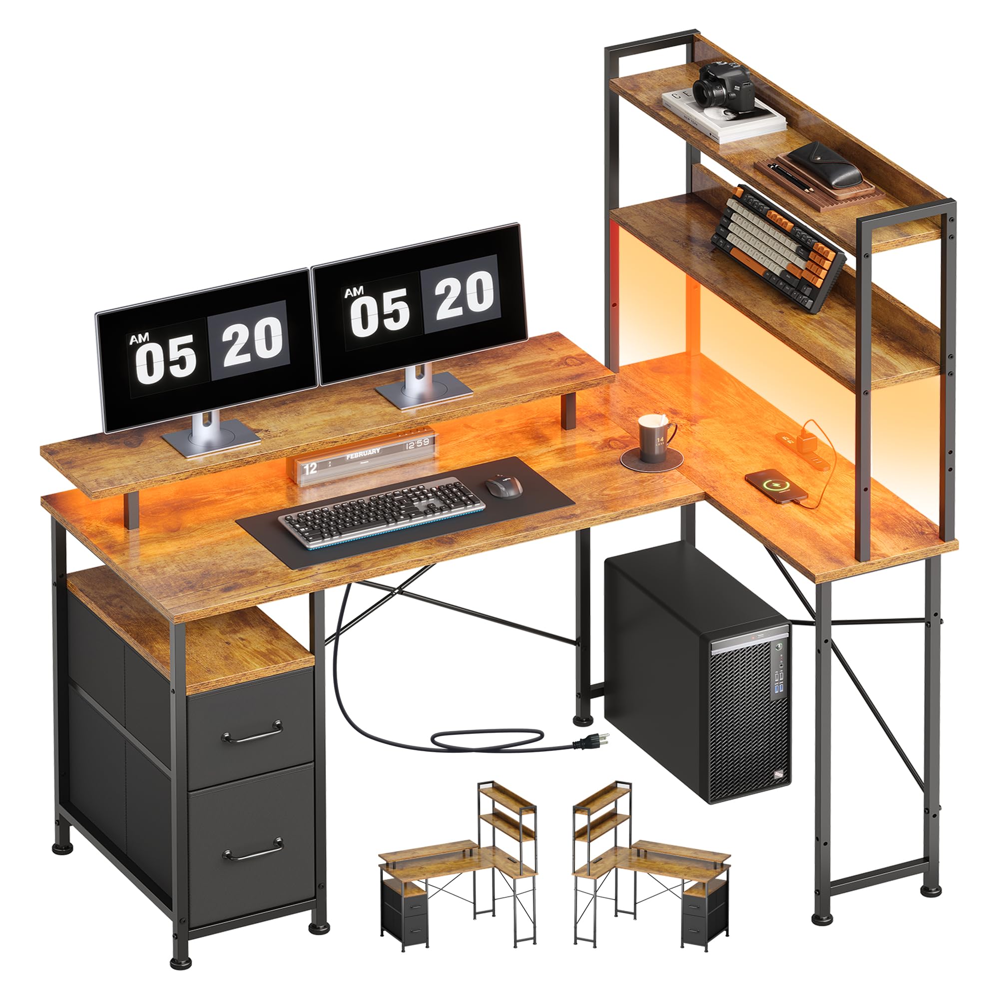Maihail lǥ LED饤դ  pcǥ desk 桌 ѥǥ ѥ ȶ table ...