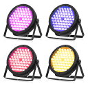 BETOPPER LEDステージライト撮影録画舞台照明スポットライト調光ディスコライト60x2W 4 in 1 RGBWパーライトdj ライト disco light for party カラオケパーティーライト, DMX512 4/8CH 専門設備 高輝