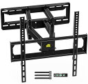 FORGING MOUNT テレビ壁掛け金具 26-65型LCD/LED対応 中型壁掛けテレビ金具 耐荷重45kg 40CMアーム フルモーション式 前後&左右&上下多角度調節 最大VESA400x400mm バブル水平器、ケーブルカバー付き