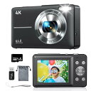 デジカメ【4K動画撮影、6400万画素】デジタルカメラ 32GB Mi...(3)