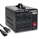 LVYUAN(リョクエン)1500W 海外国内両用型変圧器 100V/110V-220V/240V 自由変換 海外旅行用変圧器 アップトランス ダウントランス 降圧・昇圧兼用型 変圧器 ポータブルトランス 【海外機器対応 変圧器】 (1500W)