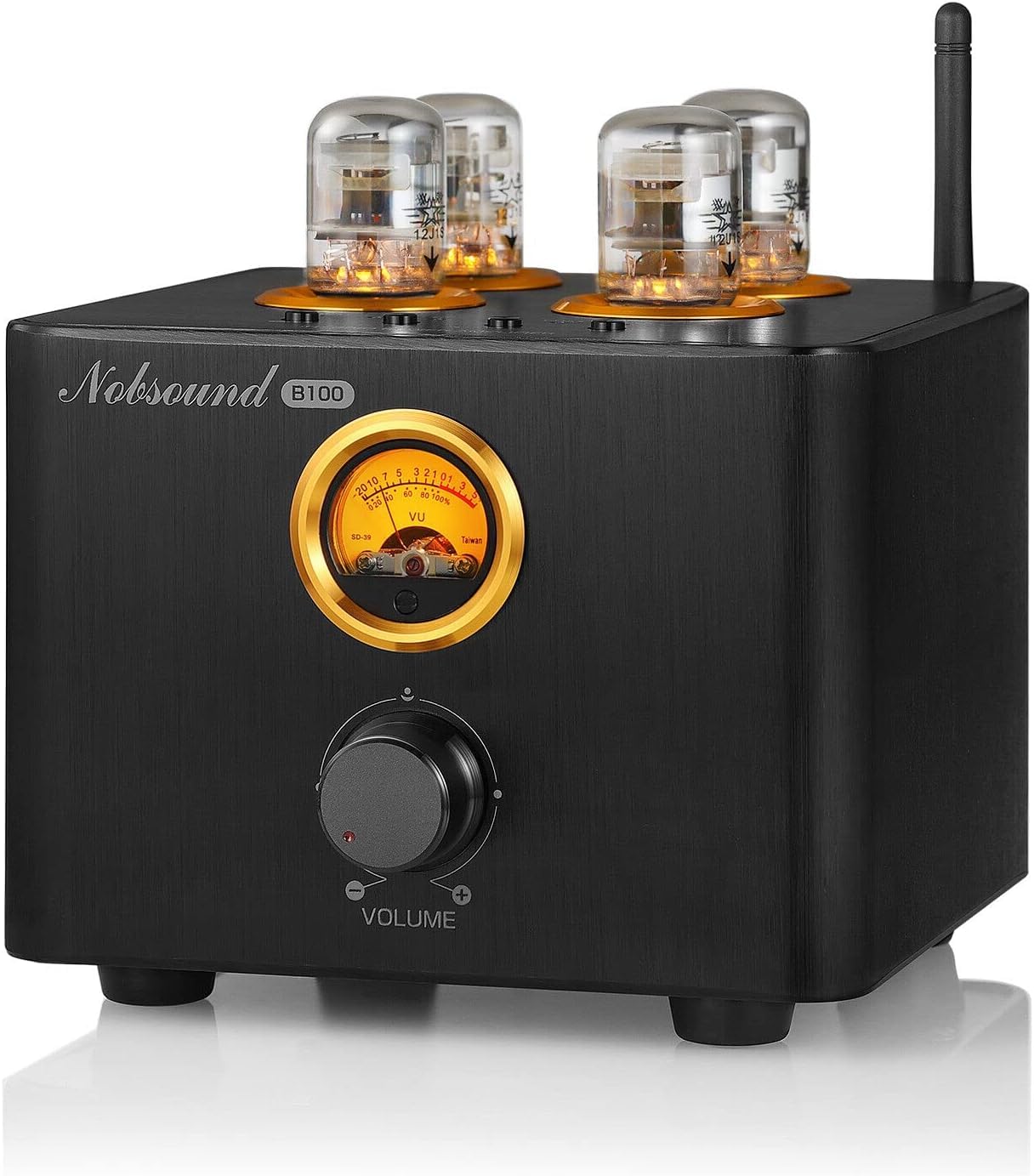 Nobsound 上位版 B100 Bluetooth 5.0 真空管アンプ USB DAC COAX/OPT プリメインアンプ パワーアンプ (..