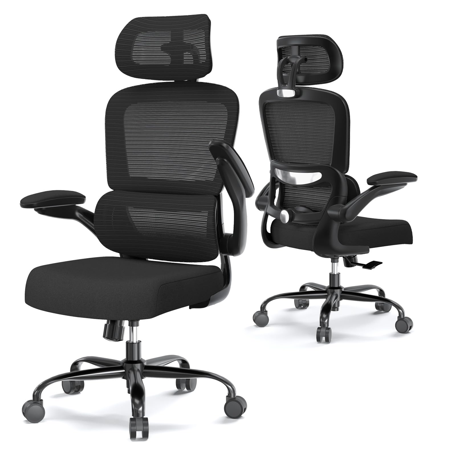 楽天湖南オンラインTRALT オフィスチェア - 椅子 デスクチェア イス チェア いす - Chair 可動式ランバーサポート 跳ね上げ式アームレスト 通気性メッシュ ゲーミングチェア 腰痛対策 勉強椅子 3Dヘッドレスト パソコンチェア Office Chair ワーク