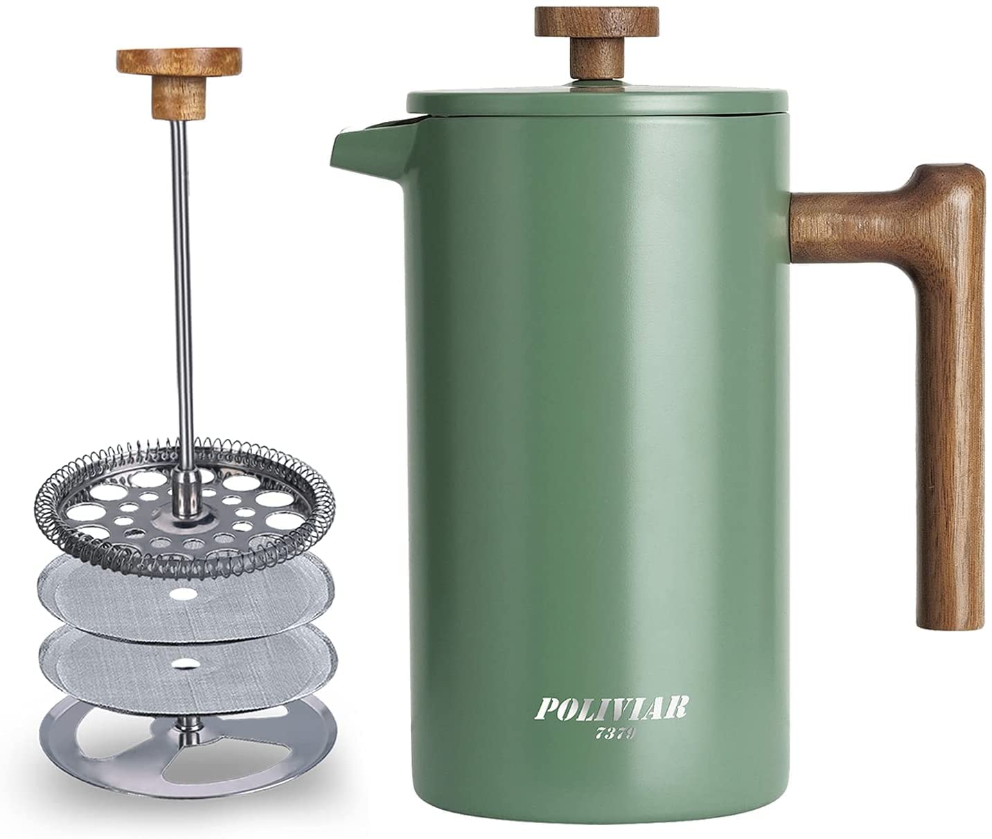 POLIVIAR եץ쥹 1L ҡץ쥹 Ǯ ݲ ҡ᡼ french press ƥ쥹 եץ...