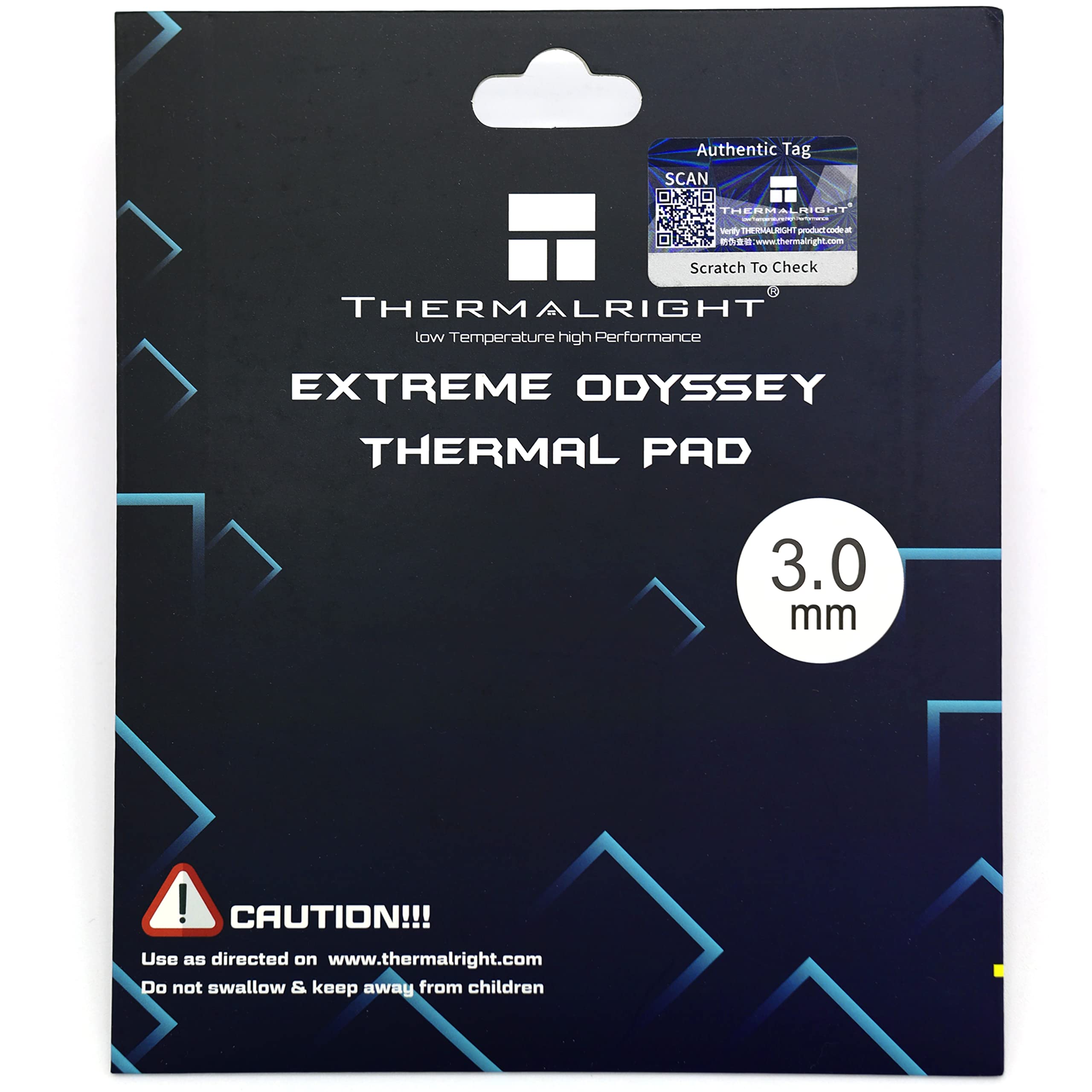 乐天商城 - Thermalright ODYSSEY THERMAL PAD 高熱伝導率サーマルパッド ノートPC/ゲーム機/スマートフォンに使用可能 熱伝導率12.8W/m-k (ODYSSEY パッド厚さ3.0mm＊パッドサイズ120mm*120mm)