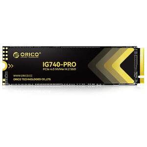 ORICO IG740PRO 2TB 産業用内蔵SSD - PCIe 4.0 M.2 NVMe 2280 読取速度 7450MB/s 書込速度 6500MB/s 高耐久 3D TLC NAND搭載 1200TBW エッジコンピューティング・産業用PC・ノー
