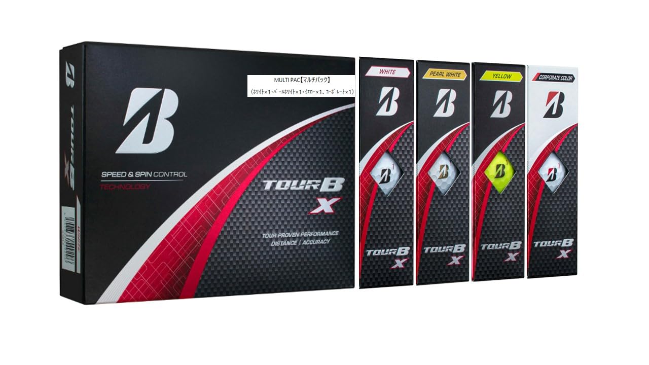 BRIDGESTONE(֥¥ȥ)եܡ TOUR B X 2024ǯǥ 12 ޥ顼ѥå(ۥ磻ȡ3塢ѡ...