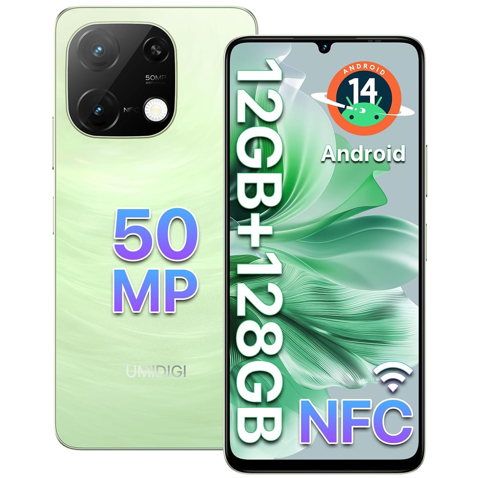 楽天湖南オンラインUMIDIGI スマートフォン Android 14 スマホ 本体 SIMフリー G9C SmartPhone 12GB+128GB+1TBまで拡張 6.75
