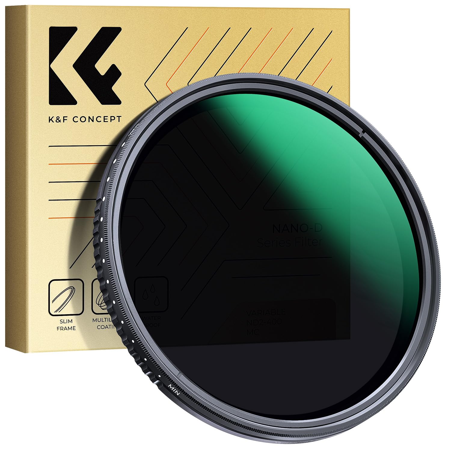 K&F Concept 58mm ND2-ND400 NDե륿 Ĵ 360̵ʳĴǽ AGCإ饹 24إƥ ɱ  ư軣/ʻƤ˺ŬNANO-D ꡼