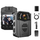 CAMMHD 1440P Z3 32GB警察ボディカメラ 10-12時間の連続使用 IP65防水 ナイトビジョン ウェアラブルカメラ 警察法執行機関 セキュリティ 個人 屋外に適しています