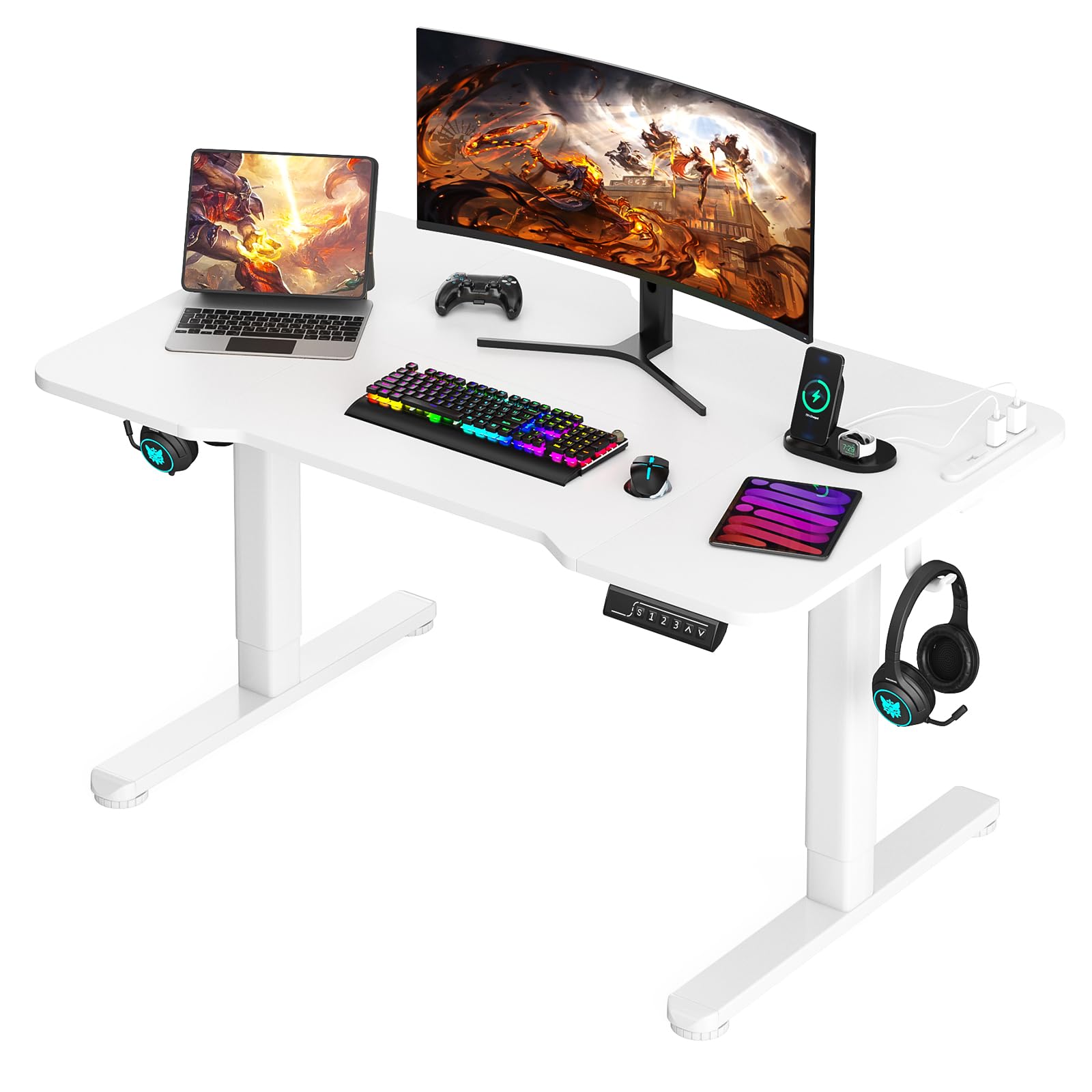 sunon 電動昇降デスク　スタンディングデスク Amazon | Sunon 電動昇降デスク（幅100cmX奥行60cm） 組み立て