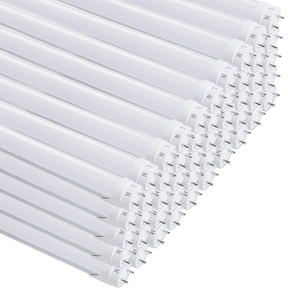 楽天湖南オンライン片側給電仕様 led 蛍光灯 40W形 120cm T8 G13 AC85~265V 節電 PL保険加入済 （片側給電式 明るさ感アップ2600LM 昼白色, 50本）