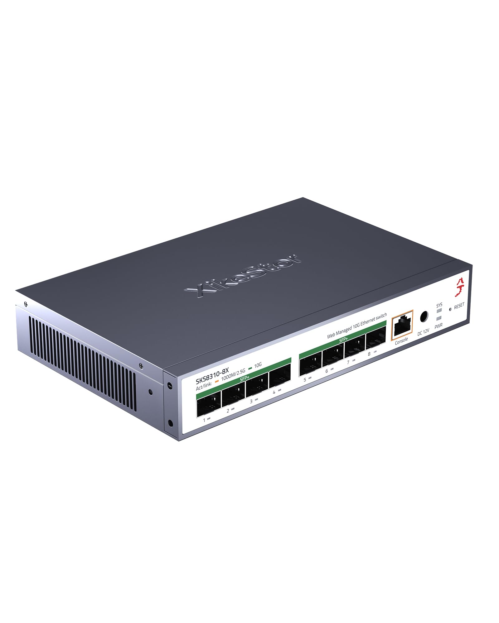 XikeStor 8 ポート 10Gbps スイッチング ハブ rj45 ネットワーク ポートまたは 10G SFP+ (8*10G SFP+ (L3 Managed))