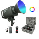 Aputure Amaran 300C RGB フルカラー LED ビデオライト,300W バイカラー 2500K ~ 7500K Bowens マウント 定常光ライト Bluetooth アプリコントロール DC/AC 電源 静音ファン