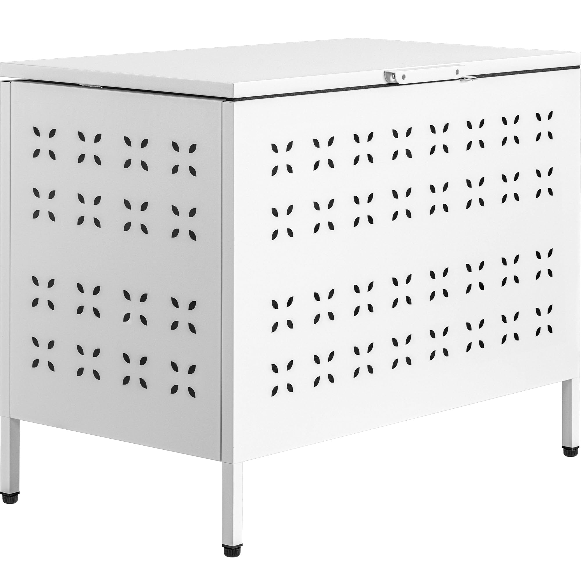 ゴミ箱 屋外 230L 大型 ゴミステーション 組立式 蓋付き ダストボックス カラス・野良猫対策 一般家庭・庭園用 中規模住宅に最適 ごみ収集ボックス 屋外収納 ストッカー (クローバー)