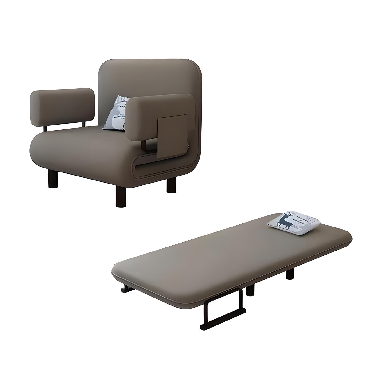 HAEOZIZU ソファーベッド セミダブルサイズ 2人掛け コンパクト ソファー ダブル 折り畳み リクライニ..