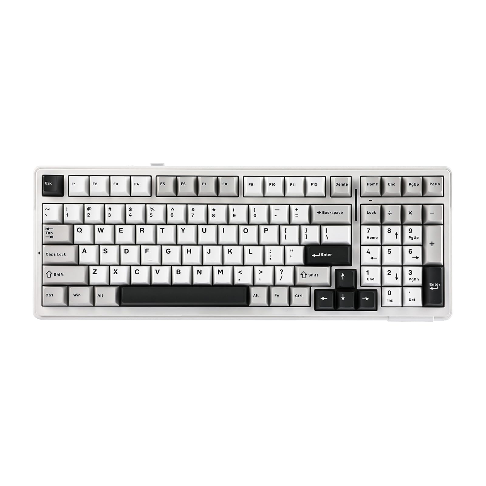 EPOMAKER x AULA F99 ワイヤレス メカニカルキーボード ホットスワップ対応 ガスケット カスタム ゲーミングキーボード 5層パッド Bluetooth/2.4GHz/USB-C RGB NKRO 8000mAhバッテリー Win/Mac対