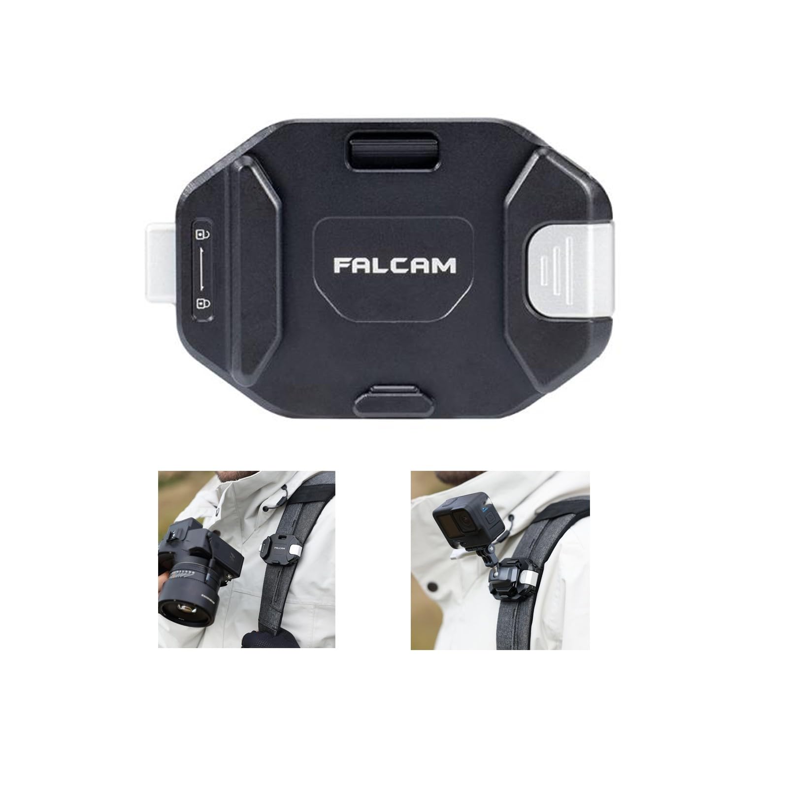 乐天商城 - FALCAM F38 クイックリリース カメラストラップ ベースマウント クリップ バックパック用 V2
