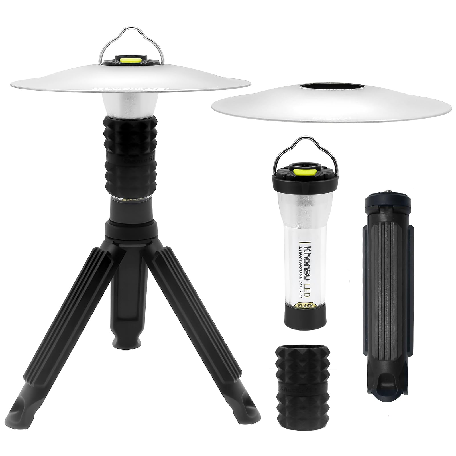 Khonsu キャンプランタン 2個セット 小型 ledランタン 充電式 6種照明モード 調光可能 3000mAh 200LM 3wayタイプ 軽量82g 防災 アウトドア 登山 夜釣り 停電 非常用 