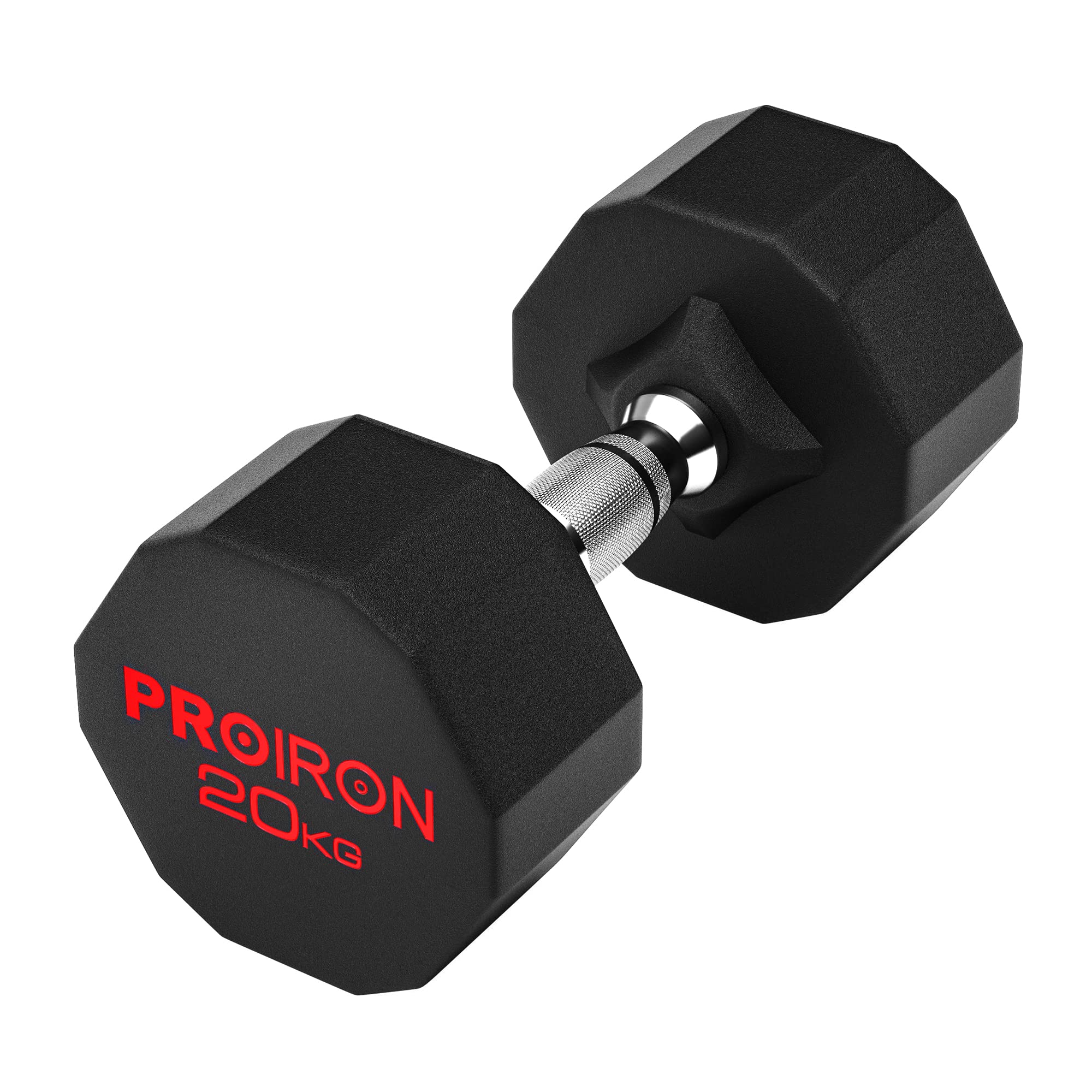 PROIRON 鋼 ダンベル だんべる 20kg 1個 鉄アレイ ダンベル ・・ dumbelll set 家庭用および商業用に適..