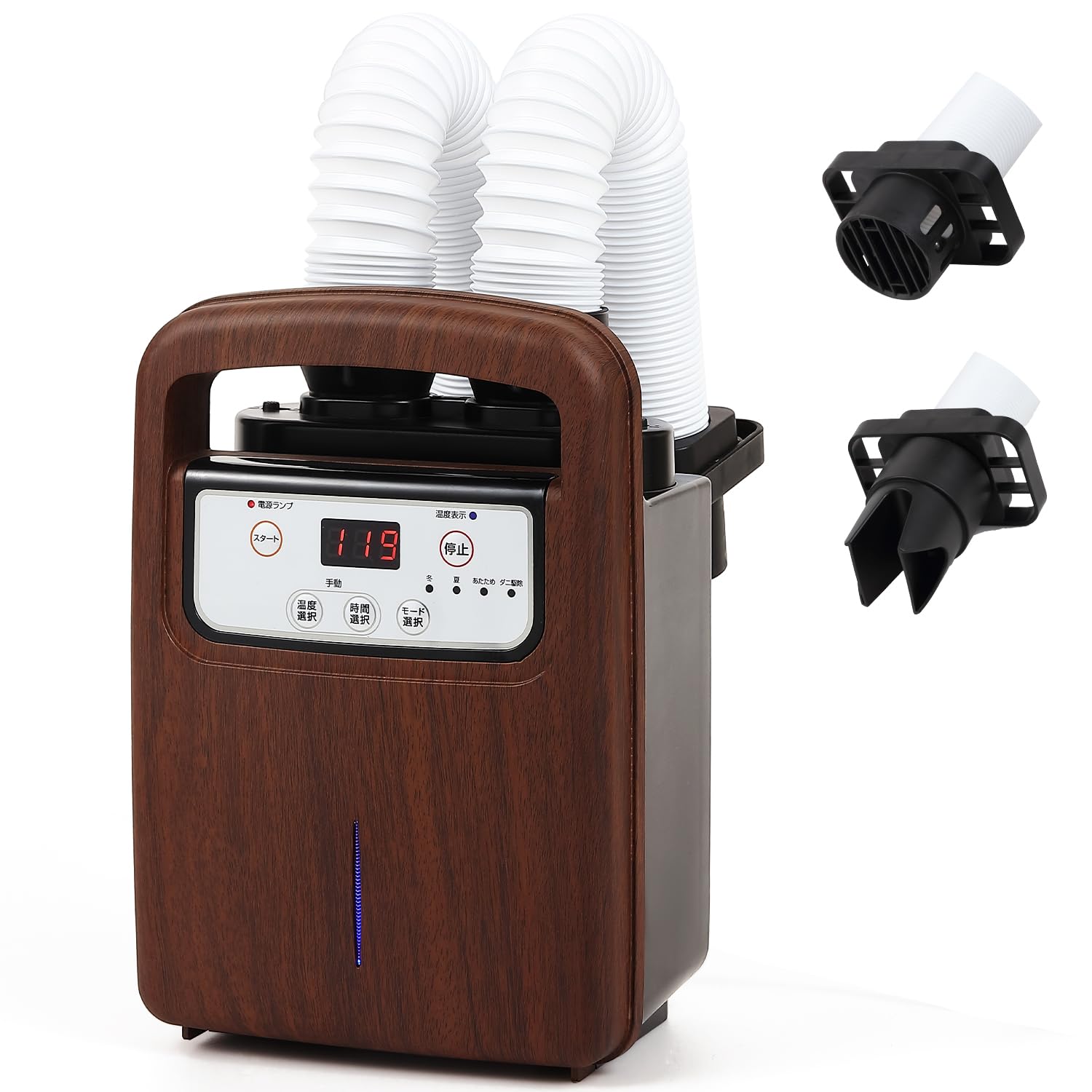 布団乾燥機 【2025新型 1000Wハイパワー ・ 布団2組・靴2組対応】ふとん乾燥機 ダニ退治 温風機能 マッ..