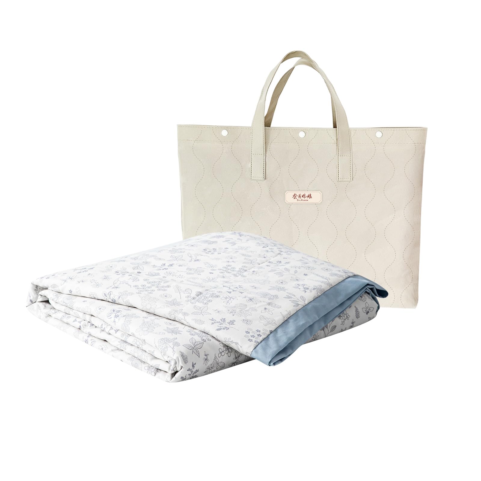 蚕花娘娘肌掛け布団シングル夏用シル...