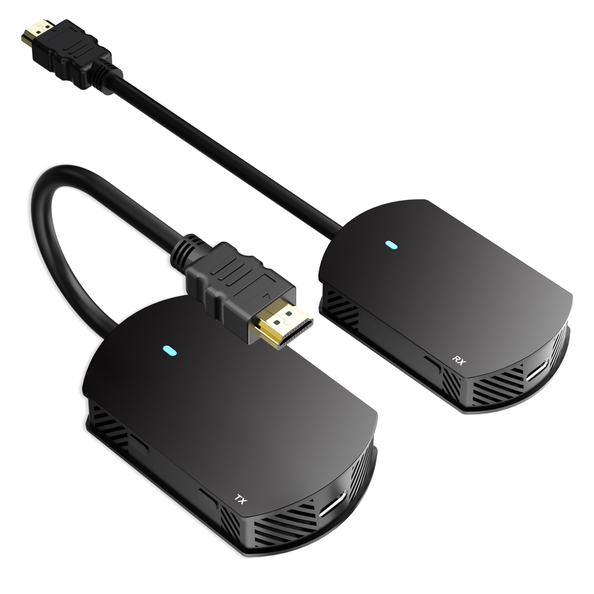 HDMI 無線 ワイヤレスHDMI 送受信機セット 無線化 HDMI ワイヤレス 50M安定転送距離 2.4G/5G高速転送 ..