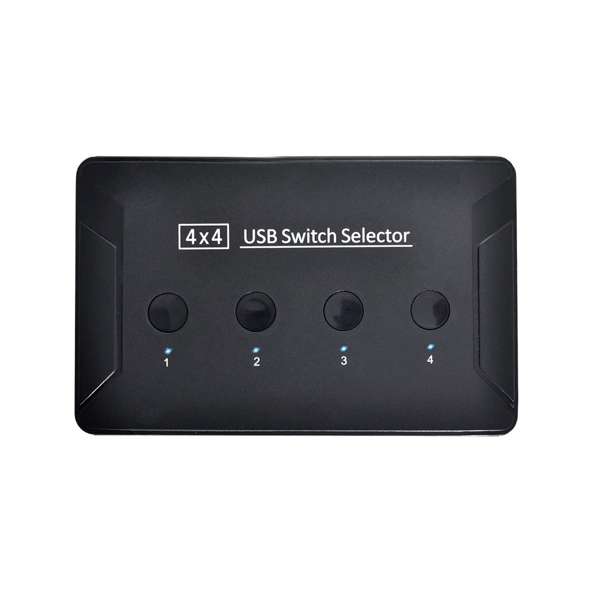Cablecc KVM USB 3.0 スイッチセレクター 4ポートPC キーボードマウススキャナープリンター用4つのデバイスを共有