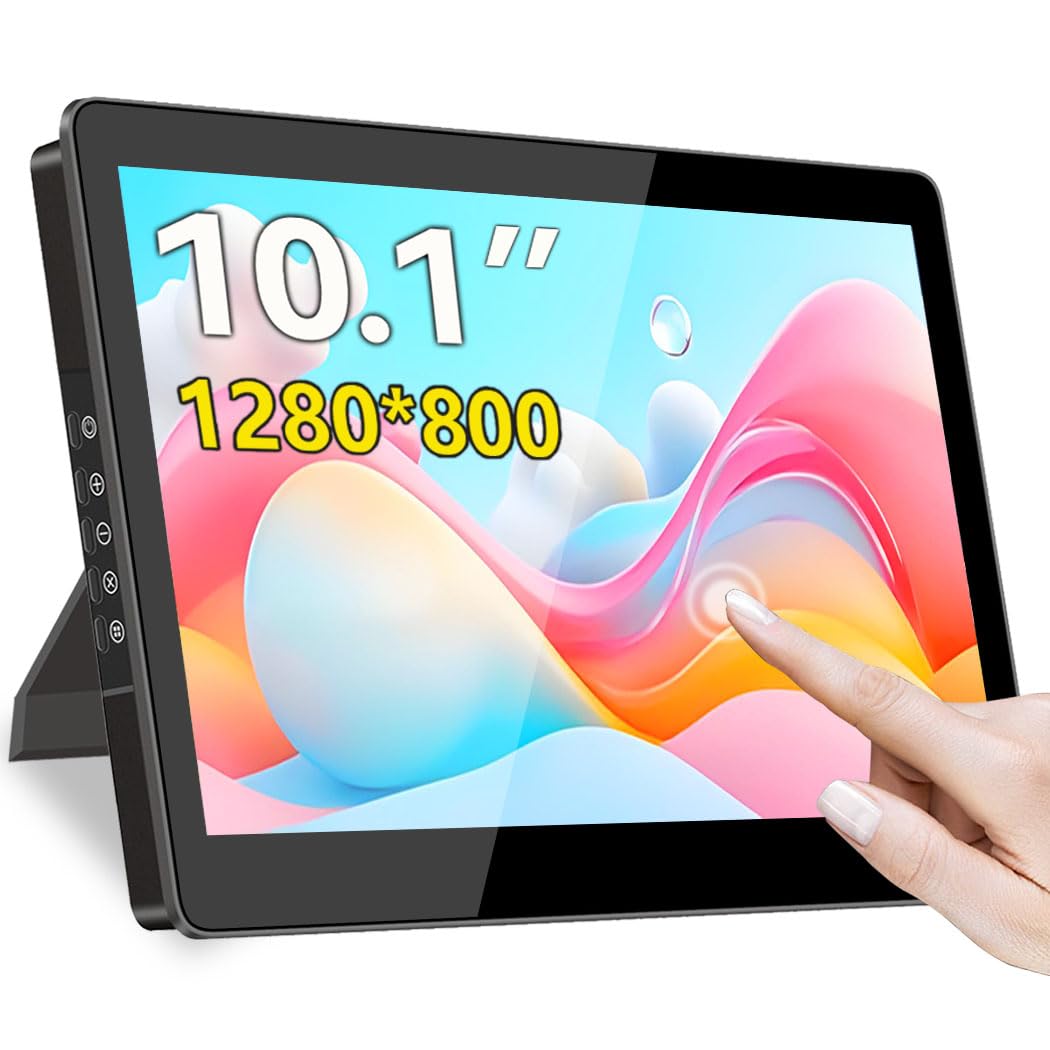 乐天商城 - Cuview 10.1インチ タッチモニター IPS 1280×800 小型USB-Cサブディスプレイ 10点タッチ HDMI VESA デュアルスピーカー ミニモニターノートPC/PC/Raspberry Pi/3Dプリンター対応