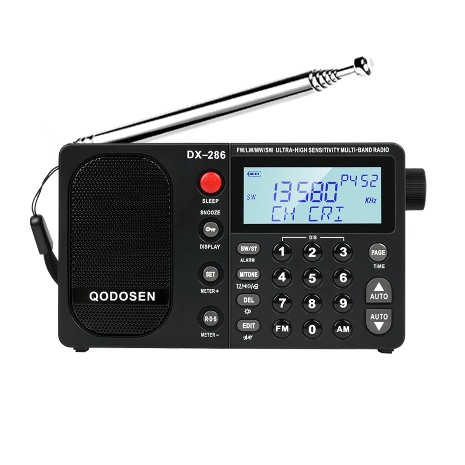 QODOSEN DX-286饸,ĶǽFM/LW/AM/û ƥ쥪ѡӹⴶ٥饸, ݥåȤ/ TEF6686...
