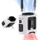 Socool 腰掛け扇風機 ベルトファン 14500mAh大容量 暴風モード付き5段階風速調整 1台4役(腰掛け/首掛け/卓上/手持ち) 最大67時間連続送風 360°回転クリップ&独立スイッチ&懐中電灯&LED残量表示 日本語取扱説明書付き 汗対策・屋外